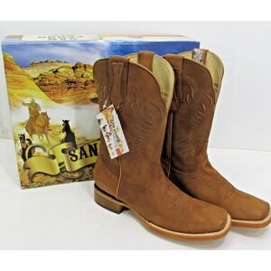 San Pedro Botas Square toe Western boots - Men's size 10 US (8 MEX)